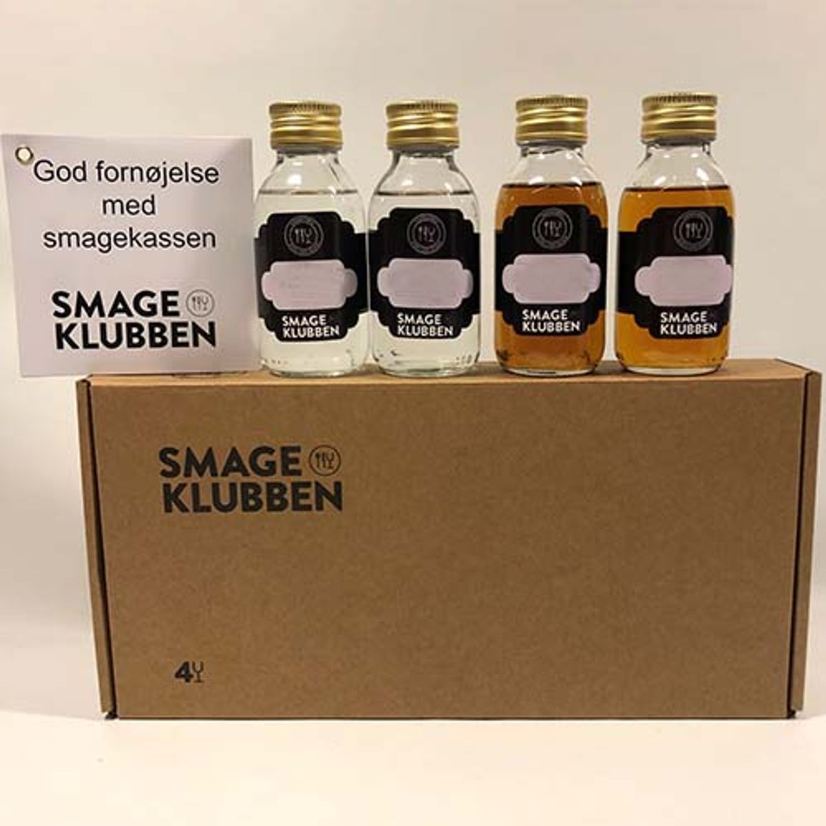 Deluxe smagekasse - whiskey, rom og cognac