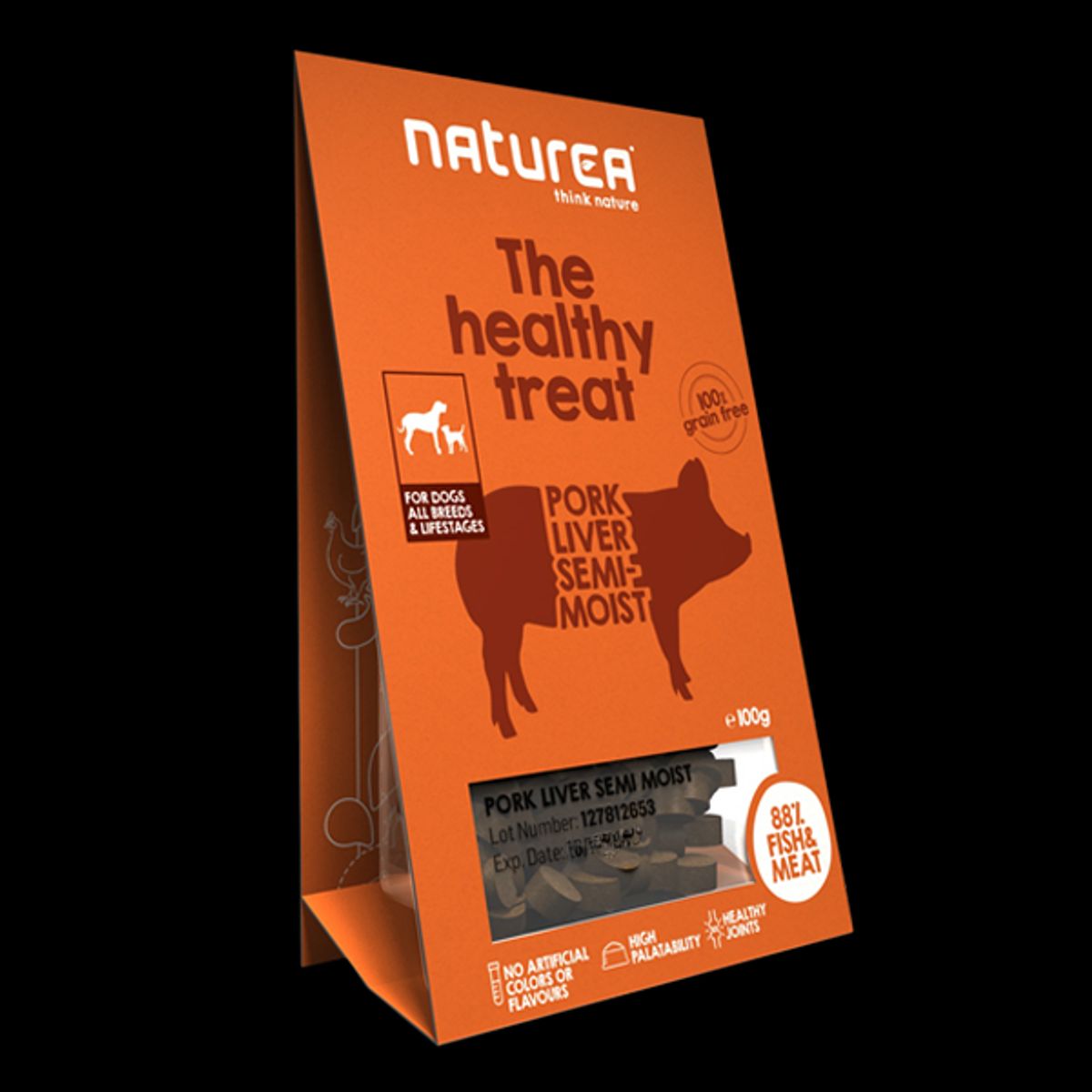 Naturea hundegodbid med lever 100g