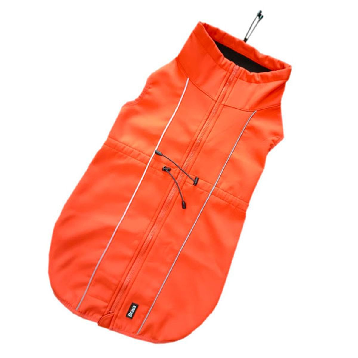 Hundejakke softshell sport orange-30 cm