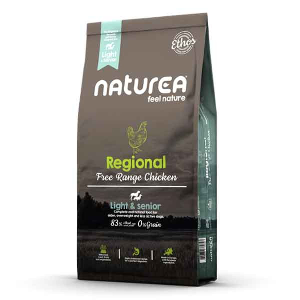 Naturea kornfri foder Ethos Light/Senior 10kg