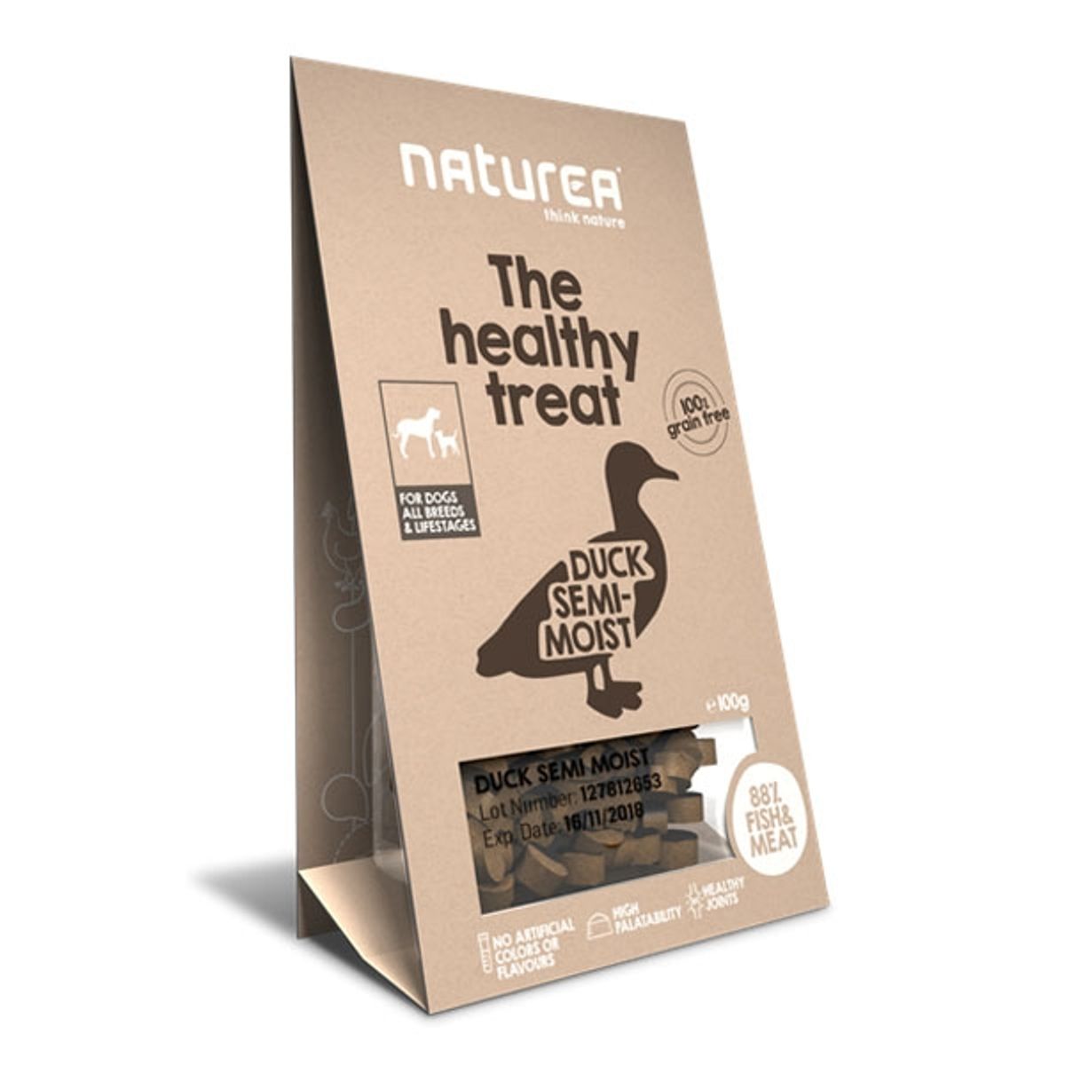 Naturea hundegodbid med and 100g