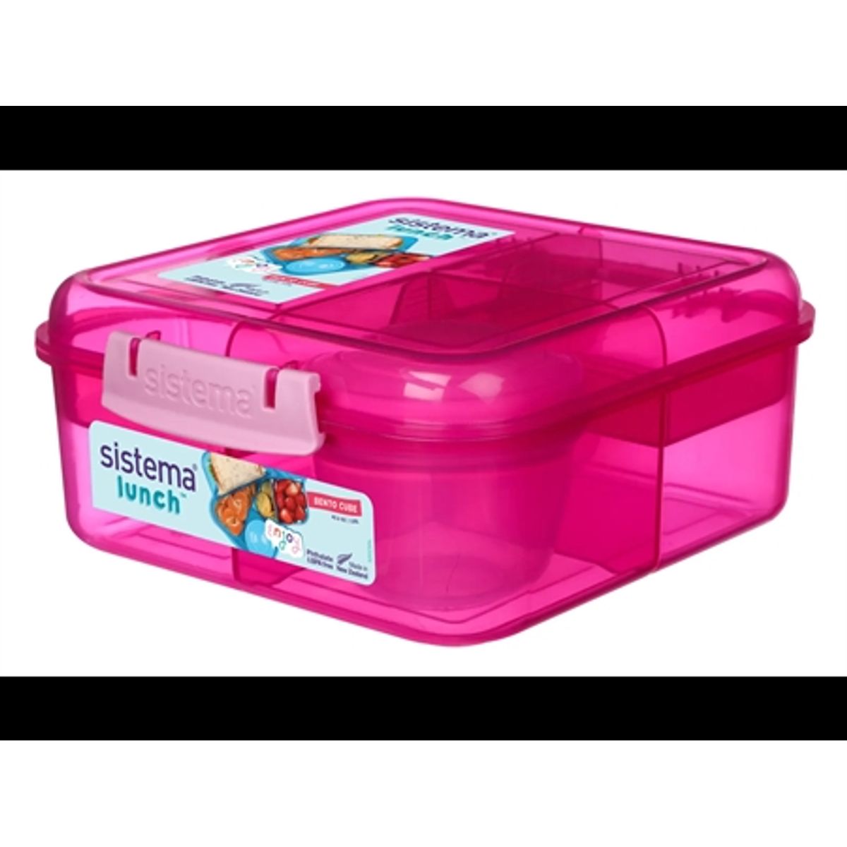 SISTEMA Bento Cube 1,25L Rosa