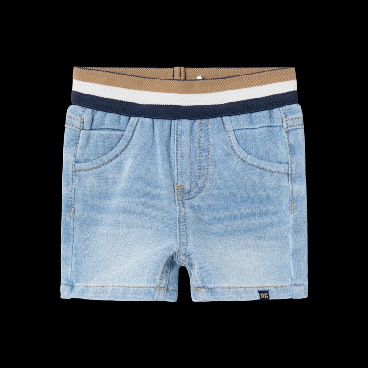 NAME IT Denim Sweat Shorts Silas Light Blue Denim