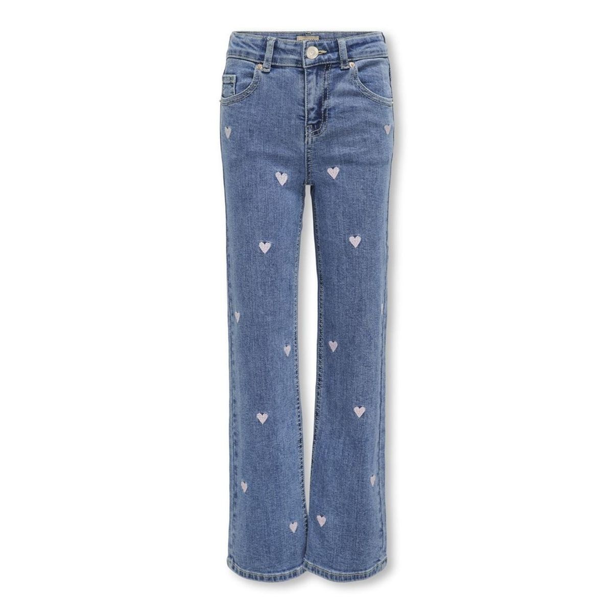 ONLY KIDS Brede Jeans Juicy Light Medium Blue Denim