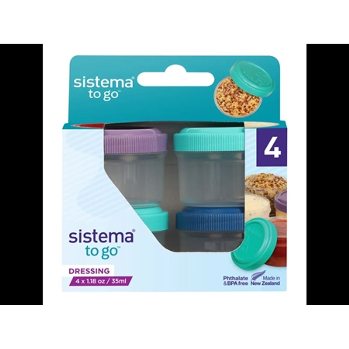 SISTEMA Dressing To Go 4Pack 35ml