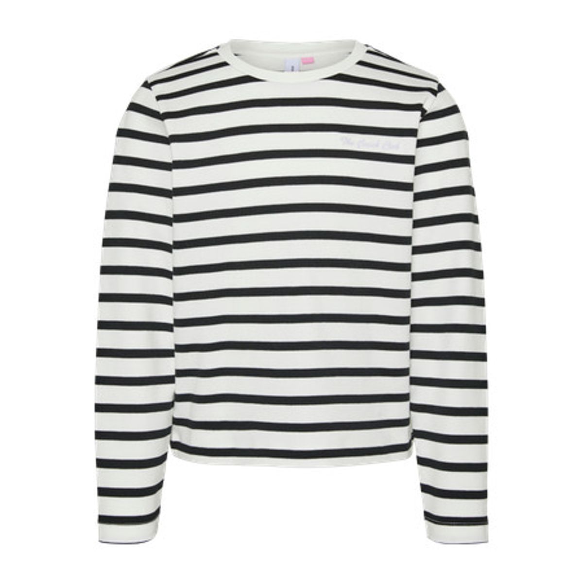 VERO MODA GIRL Stribet Bluse Tala Snow White Black