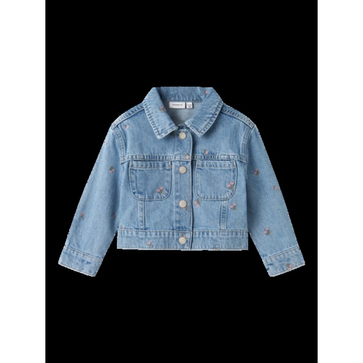 NAME IT Kirsebær Denimjakke Piper Light Blue Denim