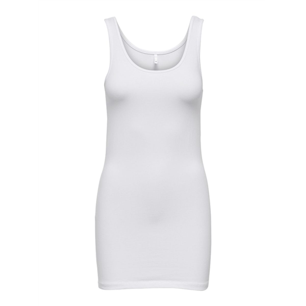 ONLY Lang Basis Tanktop Hvid