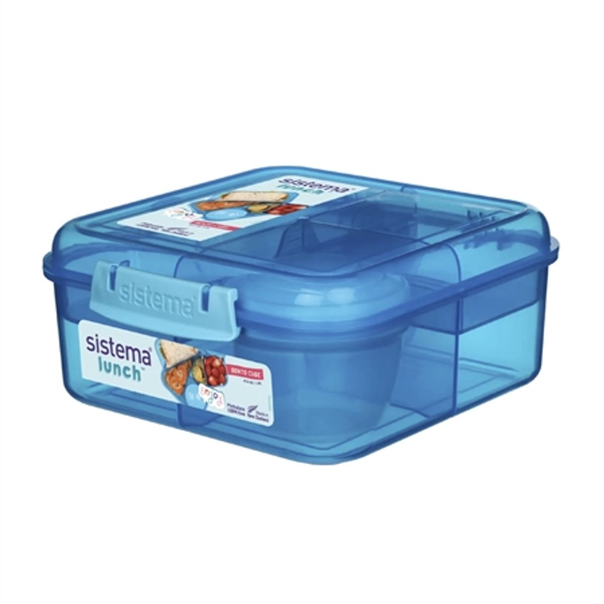 SISTEMA Madkasse Bento Cube 1,25L Blue