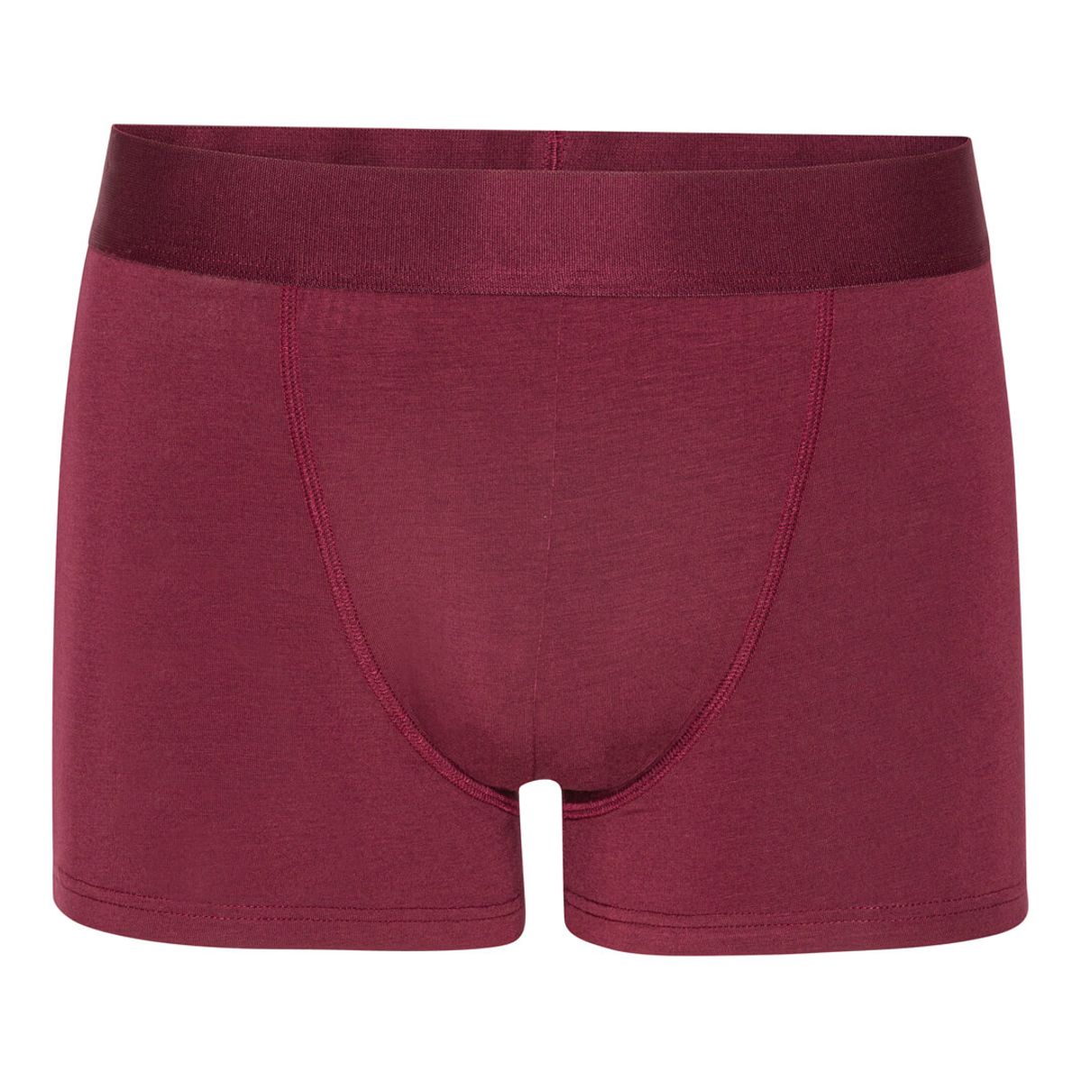 Bordeaux boxershorts (bambus), str. 4XL