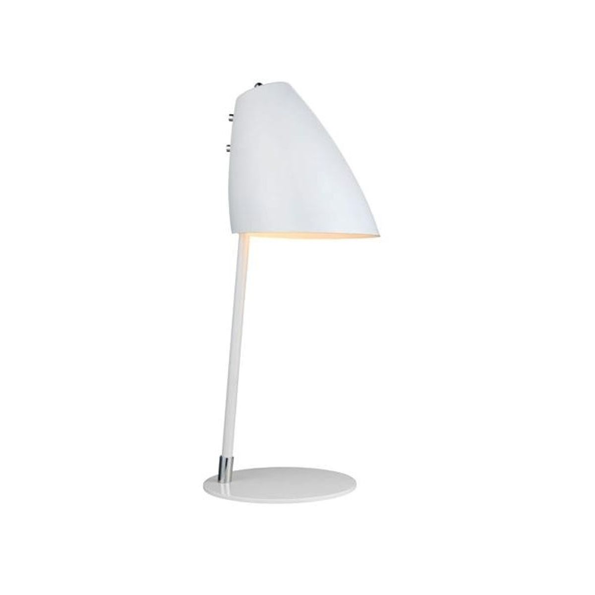 KICK BORDLAMPE HVID/CROM