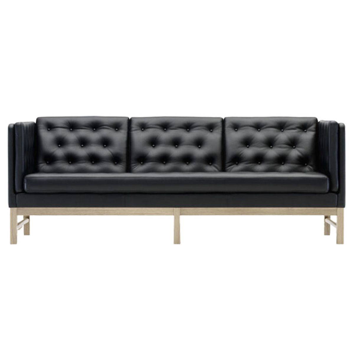 EJ 315-3 SOFA SORT LÆDER