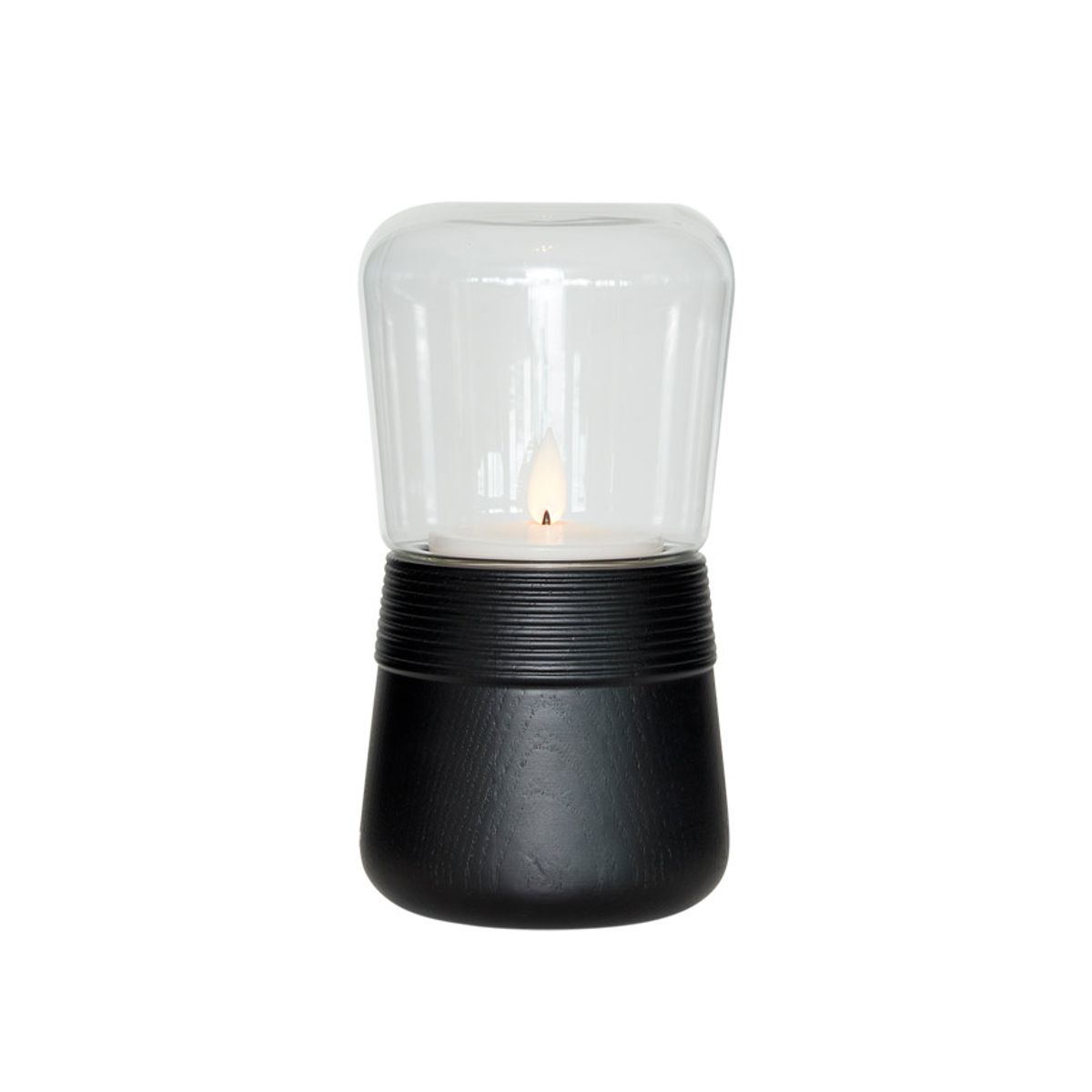 SPINN CANDLE LED BLACK