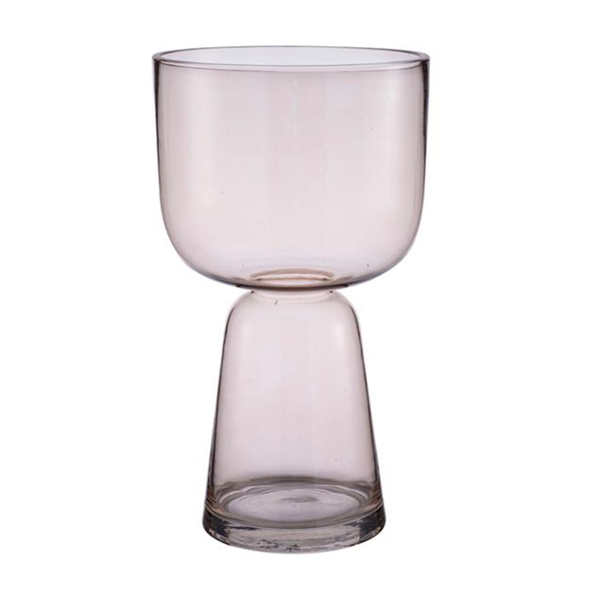 CORA VASE ROSA GLAS