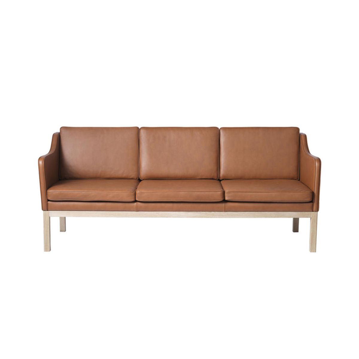 MK46 SOFA 3 PERS. COGNAC