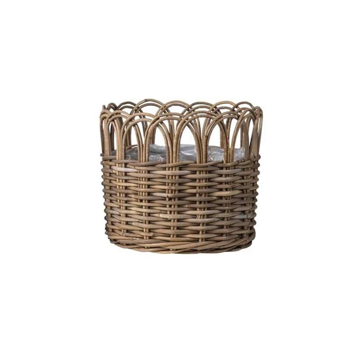 RATTAN FLET KURV LARGE