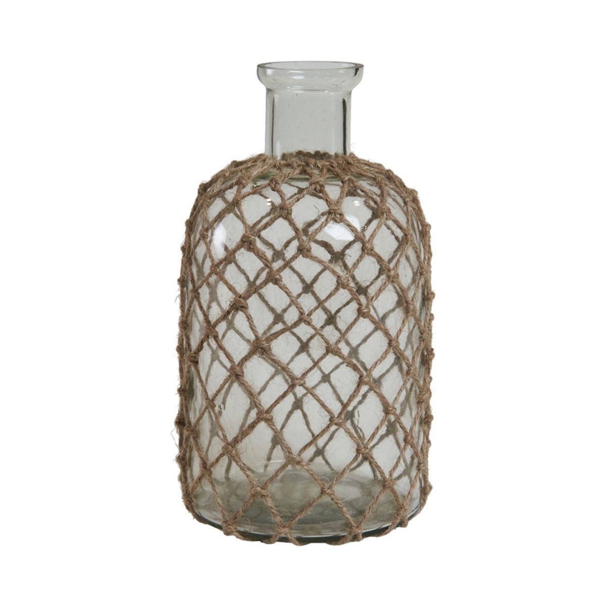 GLASFLASKE M/JUTE 217105