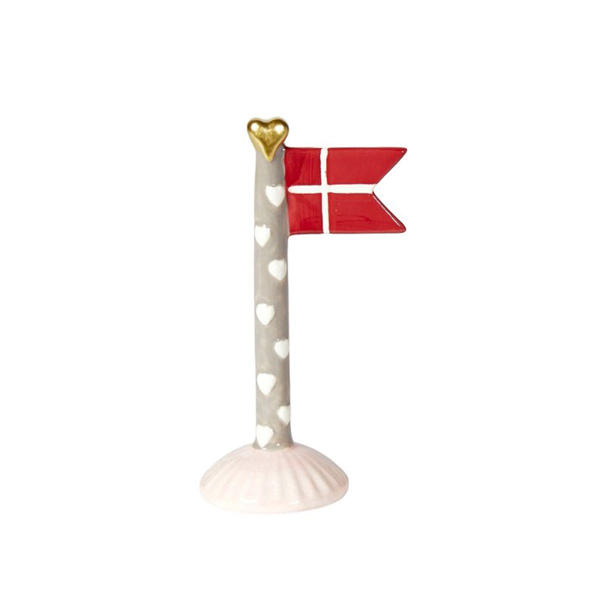 HJERTE FLAG ROSA FOD H14