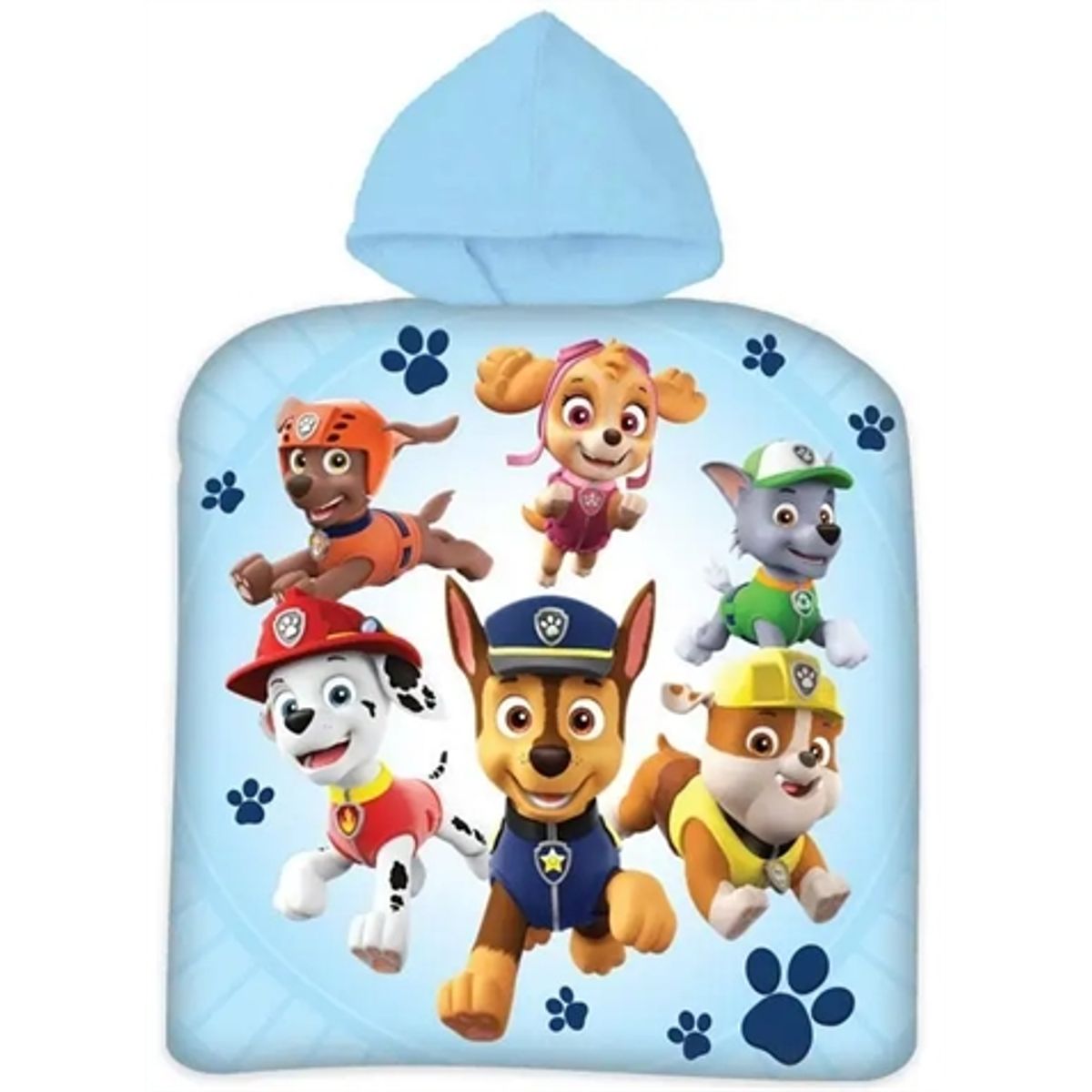 Badeponcho - Børnehåndklæde - Paw Patrol - 50x100 cm - 100% Bomuld