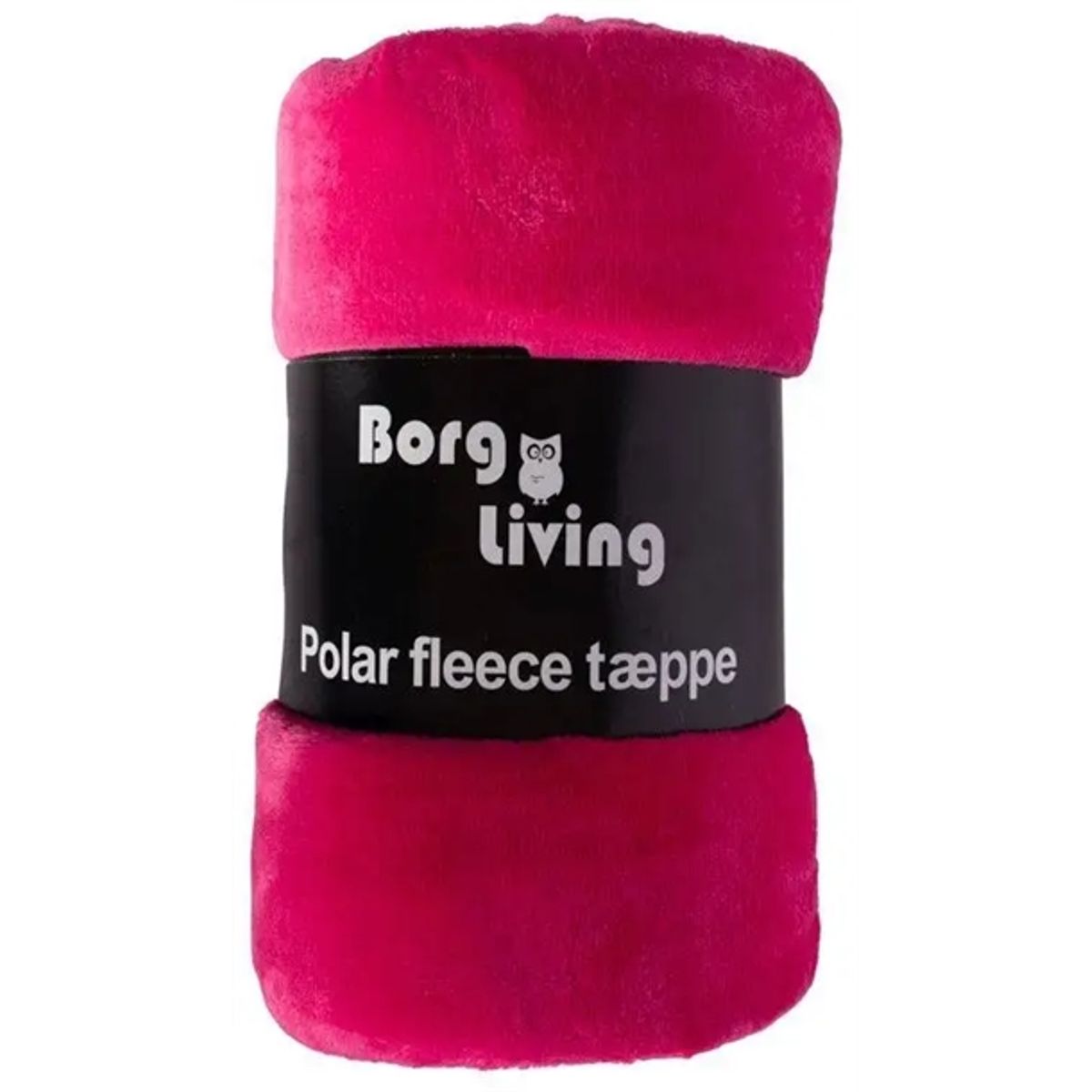 Fleece tæppe - Pink - 150x200 cm - Blødt og lækkert sofatæppe - Borg Living