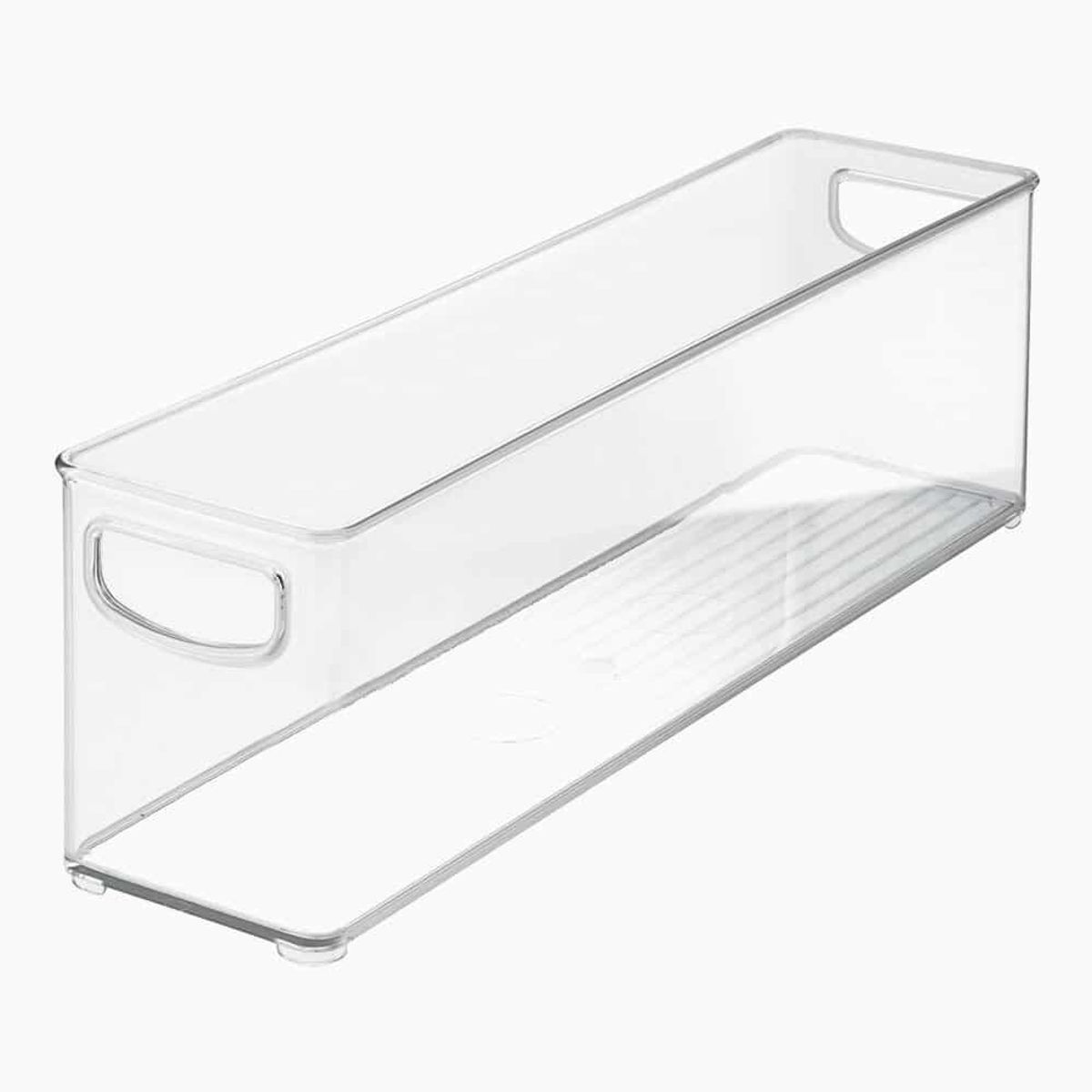 Alberte - Stabelbare opbevaringskasser (dybde: 40,8 cm) - Transparent - 10,3cm x 40,8cm x 12,7cm