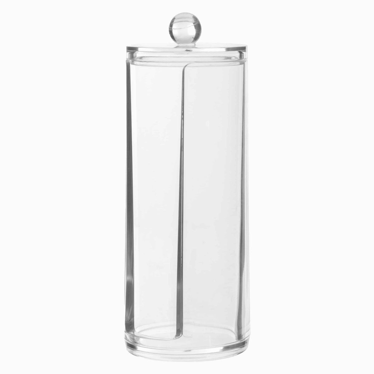 Agnete - Holder til vatrondeller - Transparent - 7,2cm x 7,2cm x 20cm