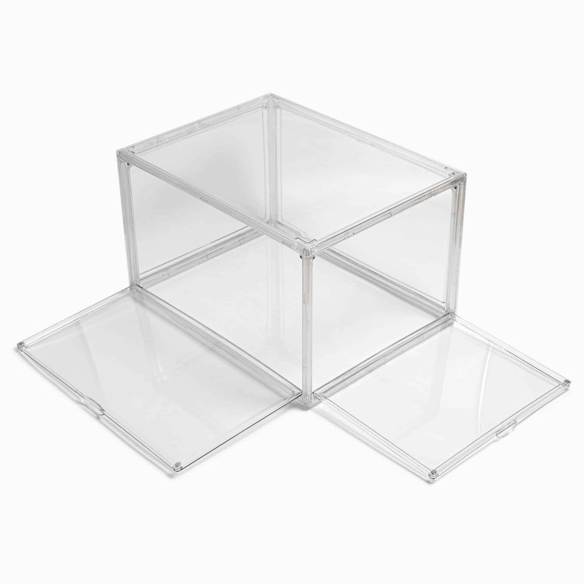 Alexa - Stabelbare sneaker boxes - Transparent - 29,5cm x 38,5cm 22cm