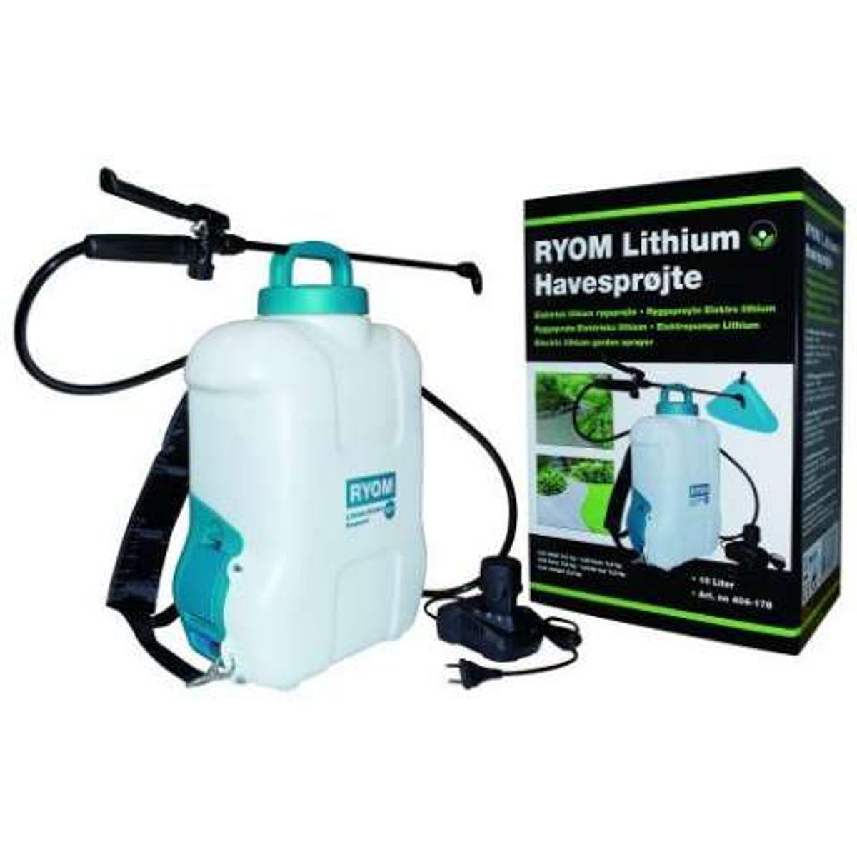 Elsprøjte m/lithium batteri 10L