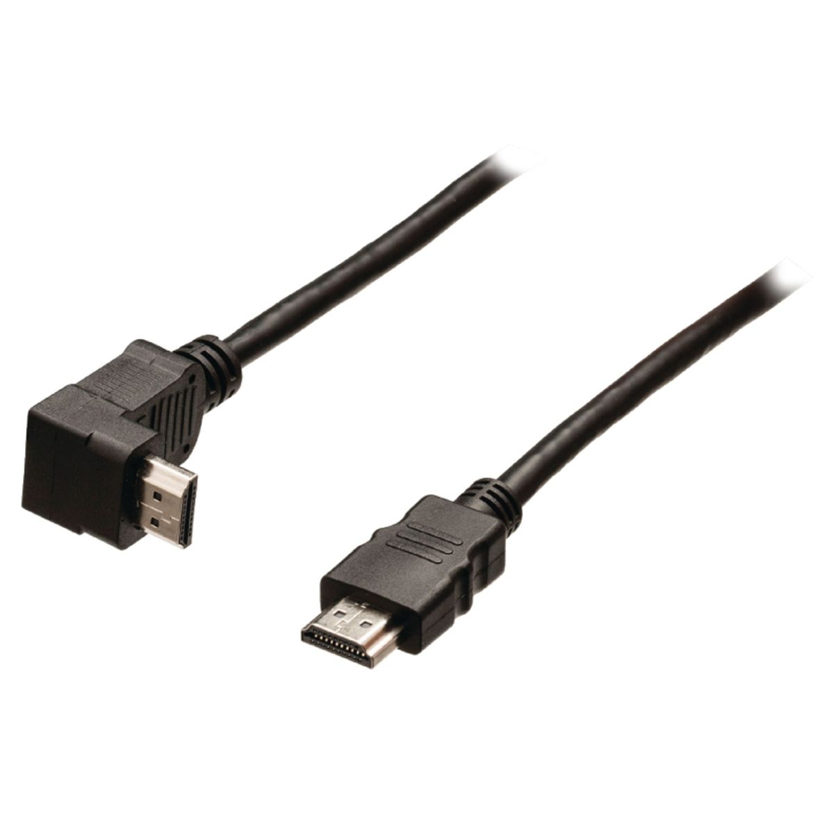 High Speed Hdmi Kabel Med HDMI-Stik Vinklet 270 ° 3,00 m Sort