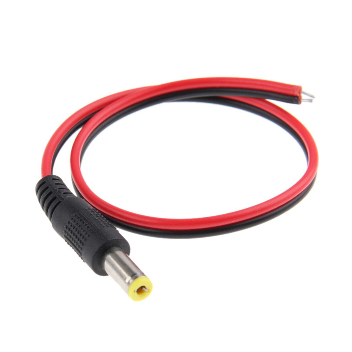 Kabel med DC hunstik - DC5521 til 6 volt / 9 volt / 12 volt