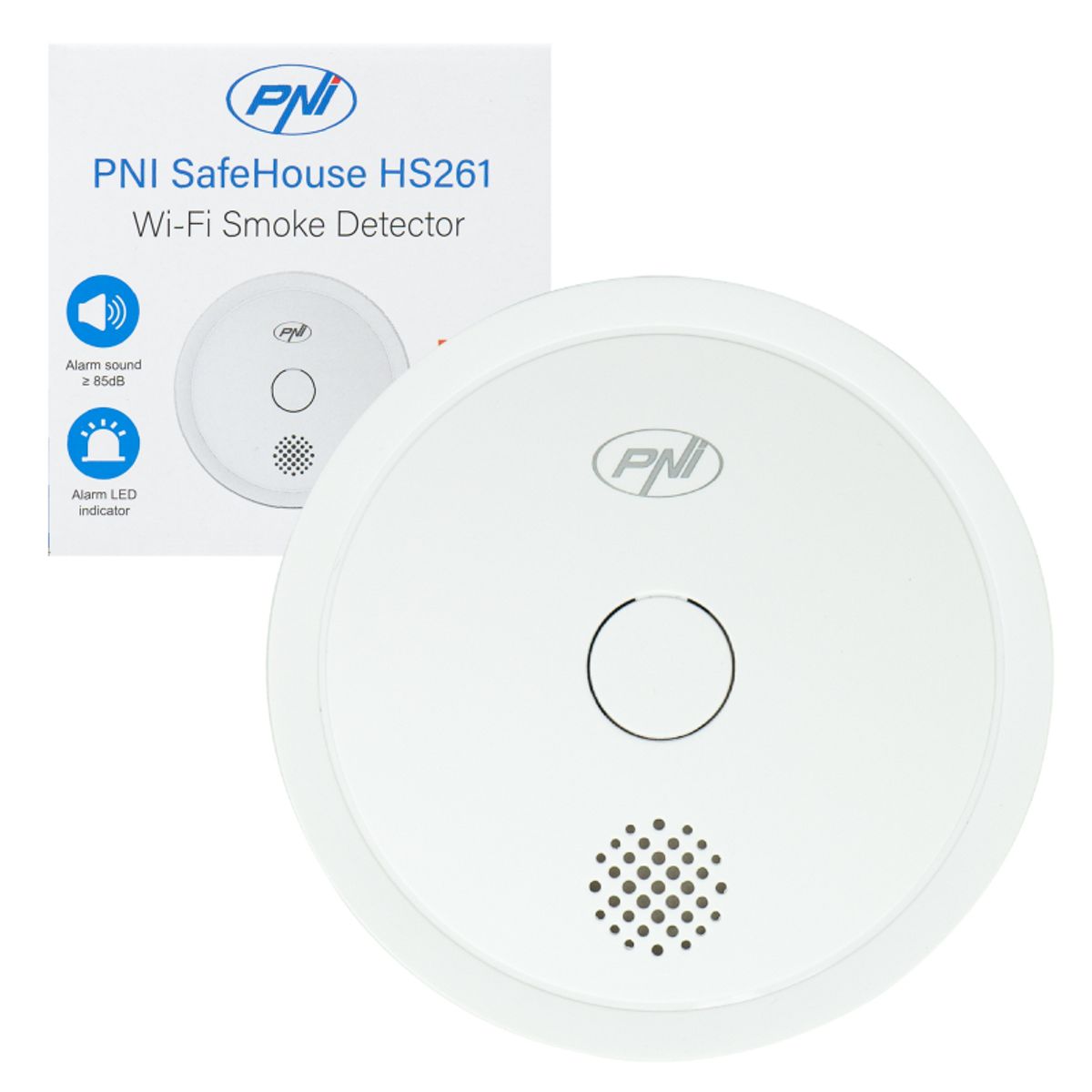 Røgalarm med Wi-Fi og App - PNI SafeHouse HS261