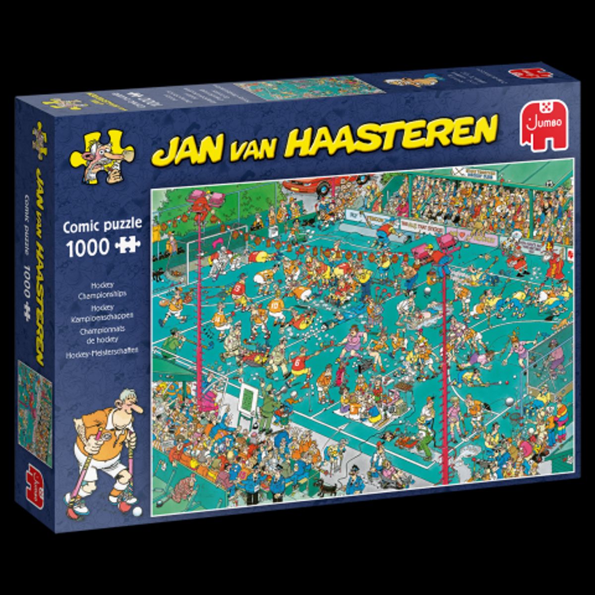 Jan van Haasteren: Hockey mesterskabet - 1000 brikker