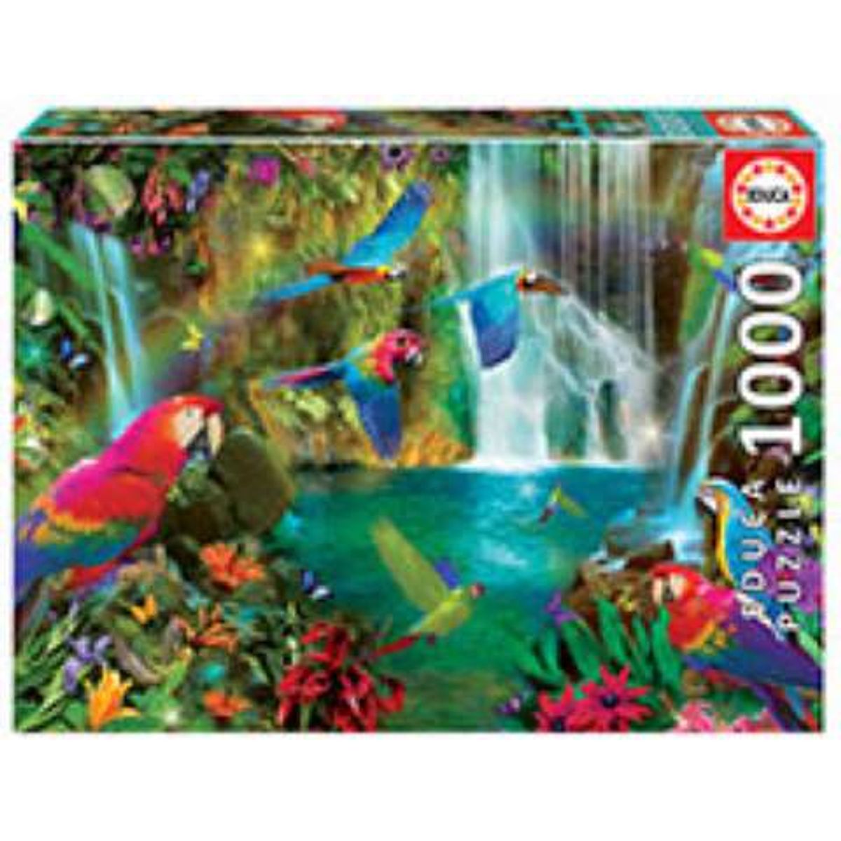 Tropical Parrots - 1000 brikker