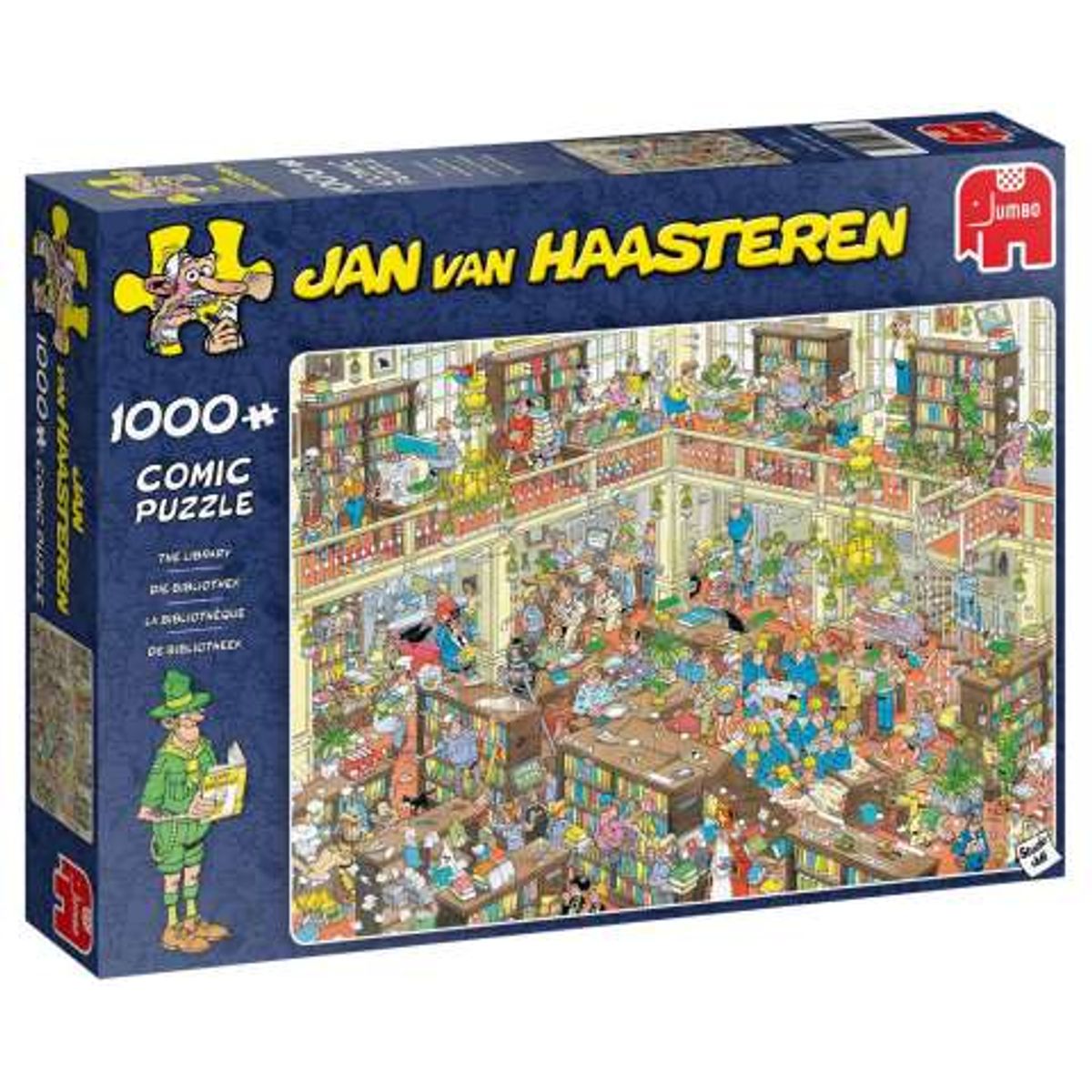 Jan van Haasteren - The Library - 1000 brikker