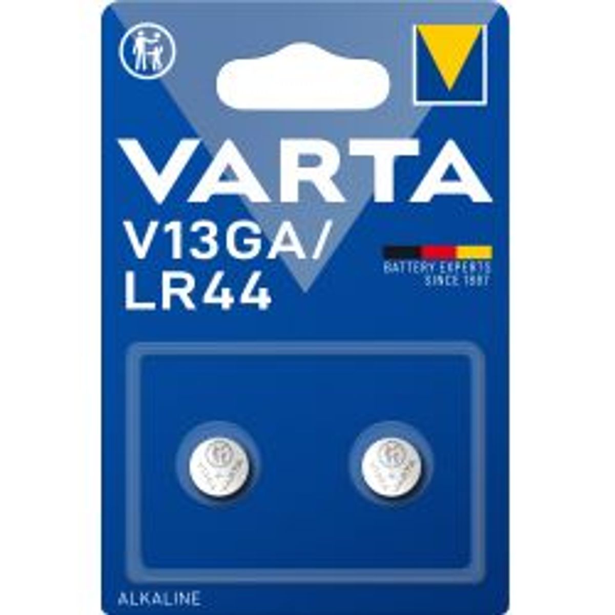 Varta V13ga/lr44 Alkaline 2 Pack (b) - Batteri