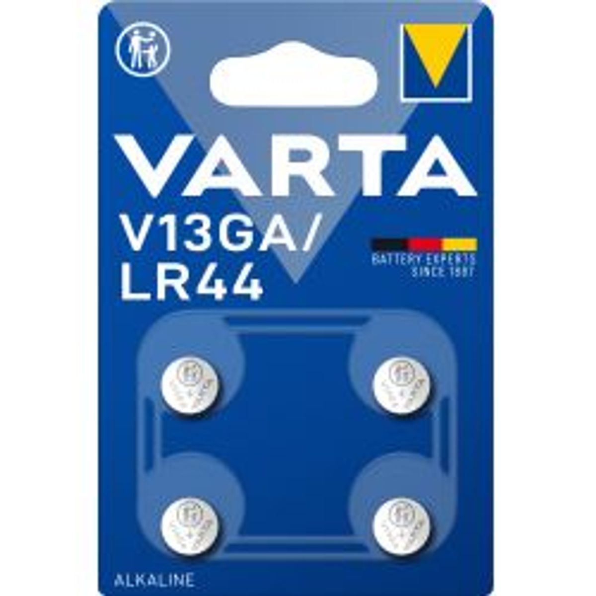 Varta V13ga/lr44 Alkaline 4 Pack - Batteri