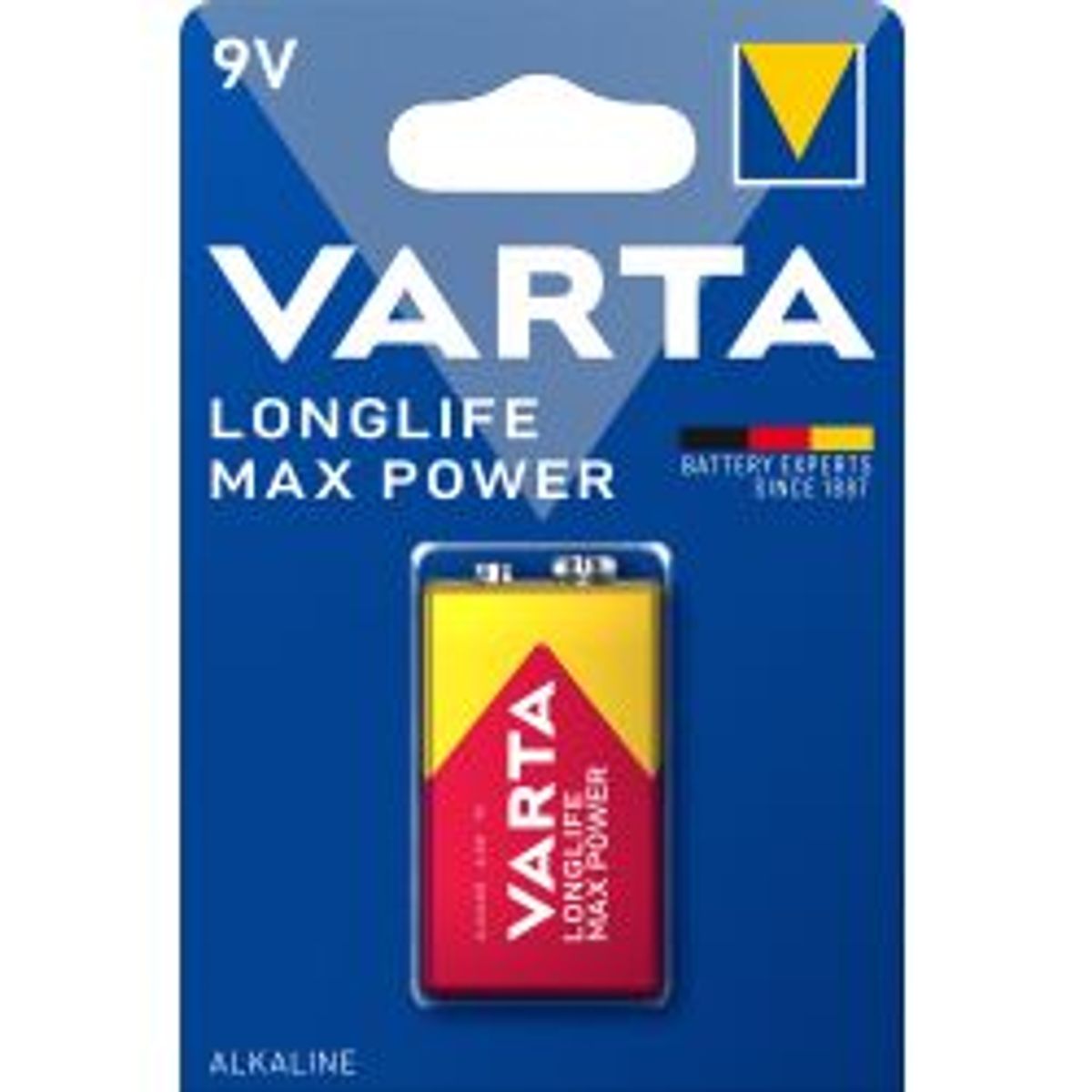 Varta Longlife Max Power 9v 1 Pack (b) - Batteri