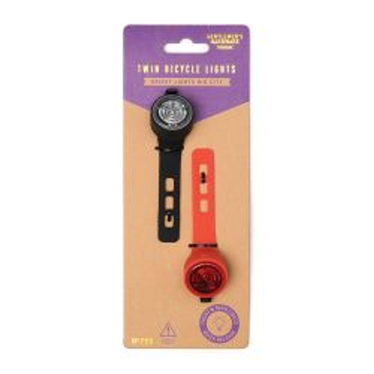 Gentlemen's Hardware Twin Bicycle Lights - Cykellygte