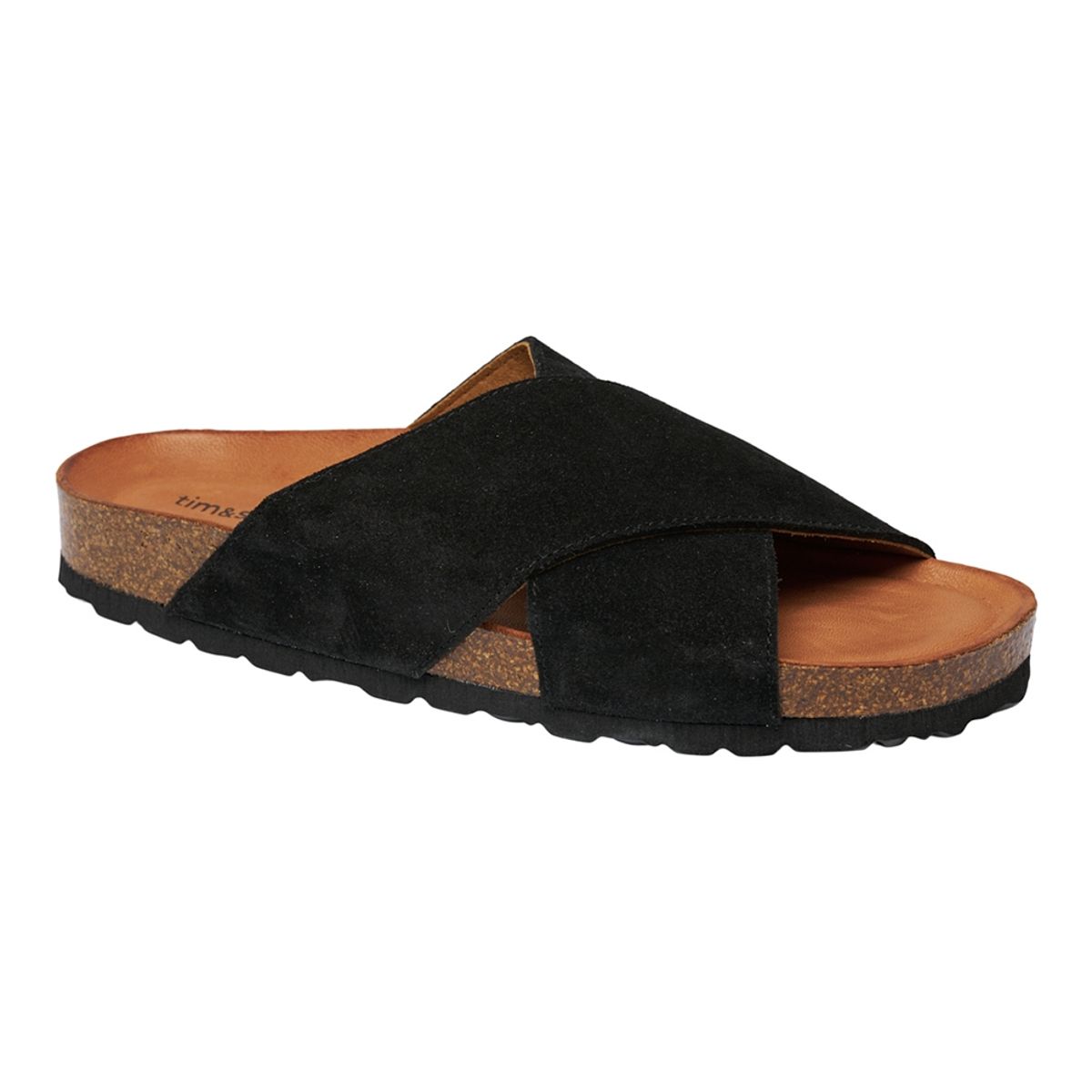 Tim & Simonsen Annet sandal - Sort m/sort bund