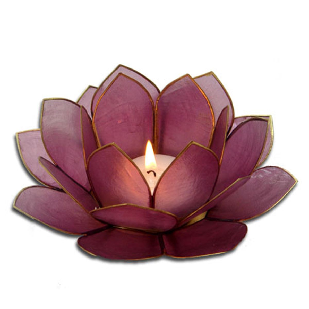 African Image - Lotus lysestage - Mørk Rosa