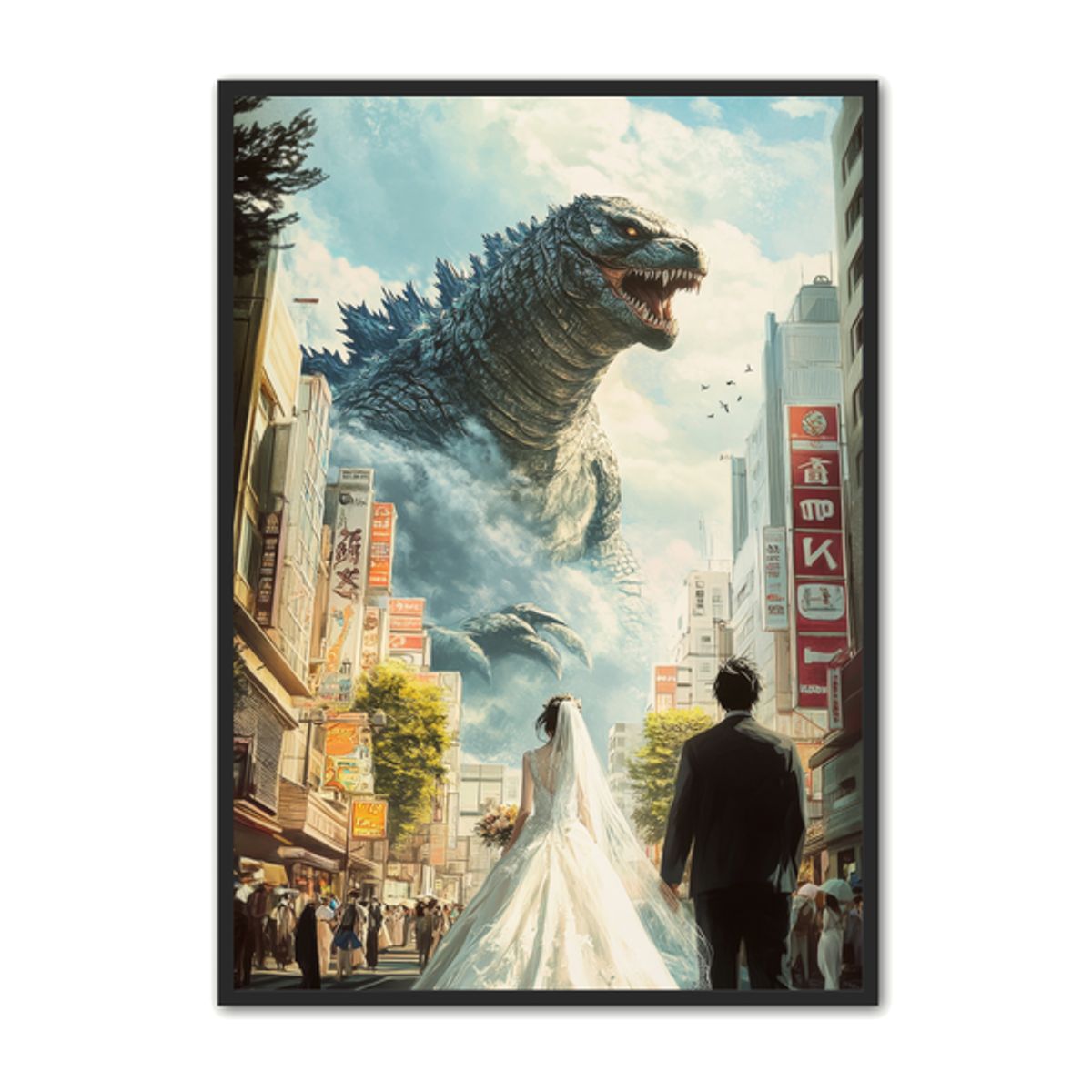 Godzilla Plakat 6 - Fantasi Plakat