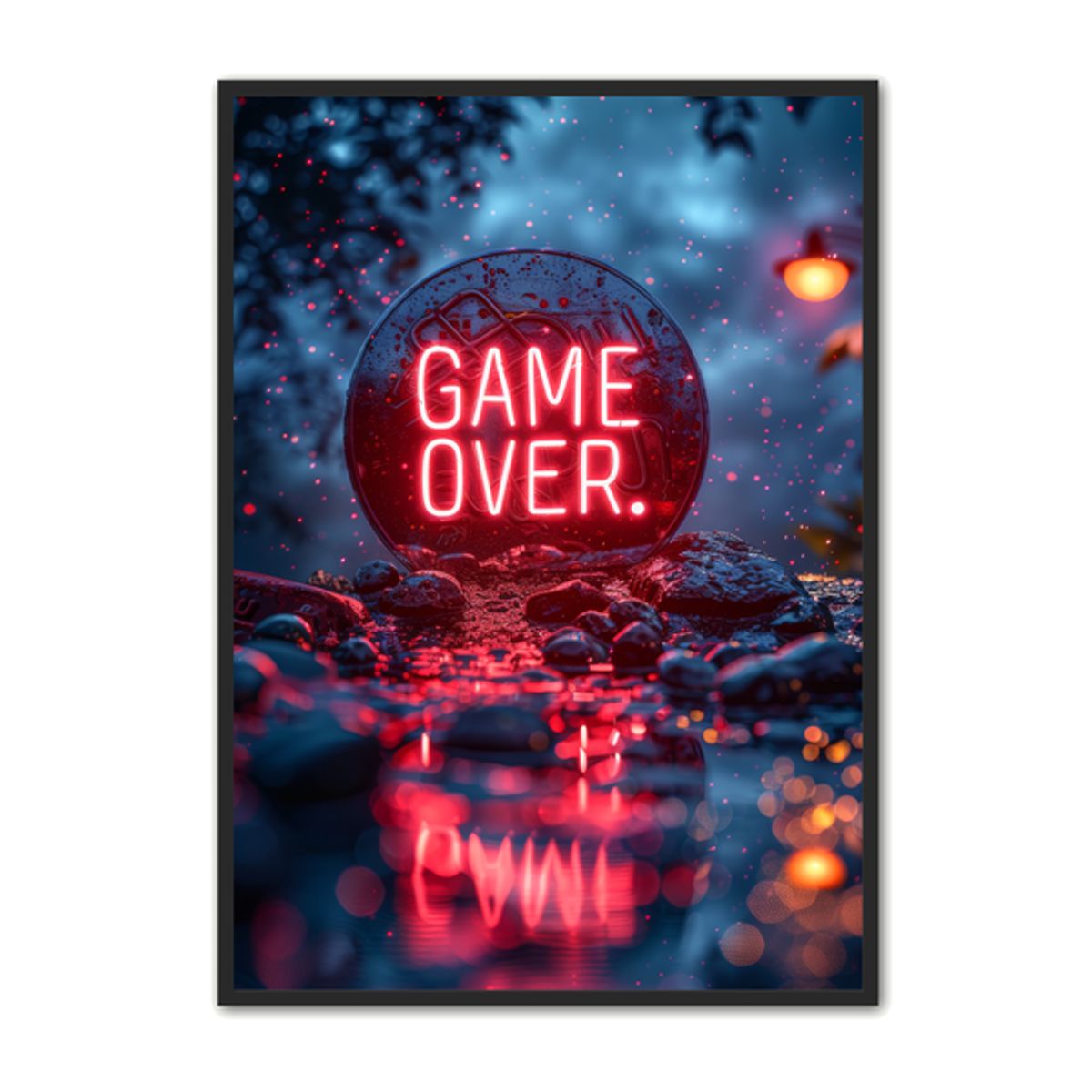 Gamer Plakat 8 - Game Over