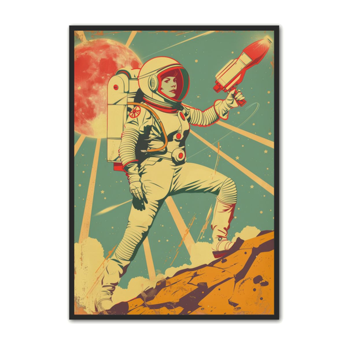 Science Fiction Plakat 37 - Retro