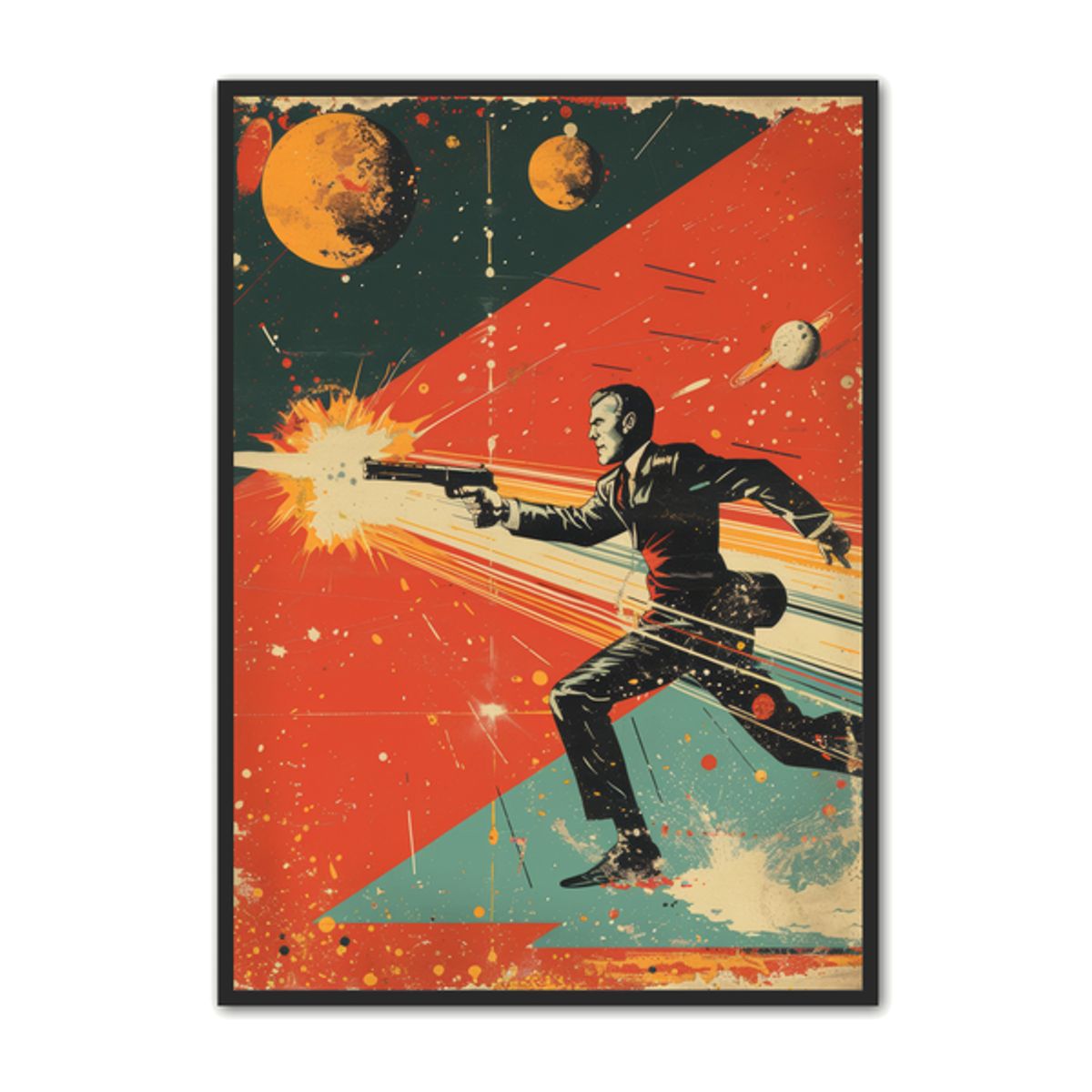 Science Fiction Plakat 39 - Retro