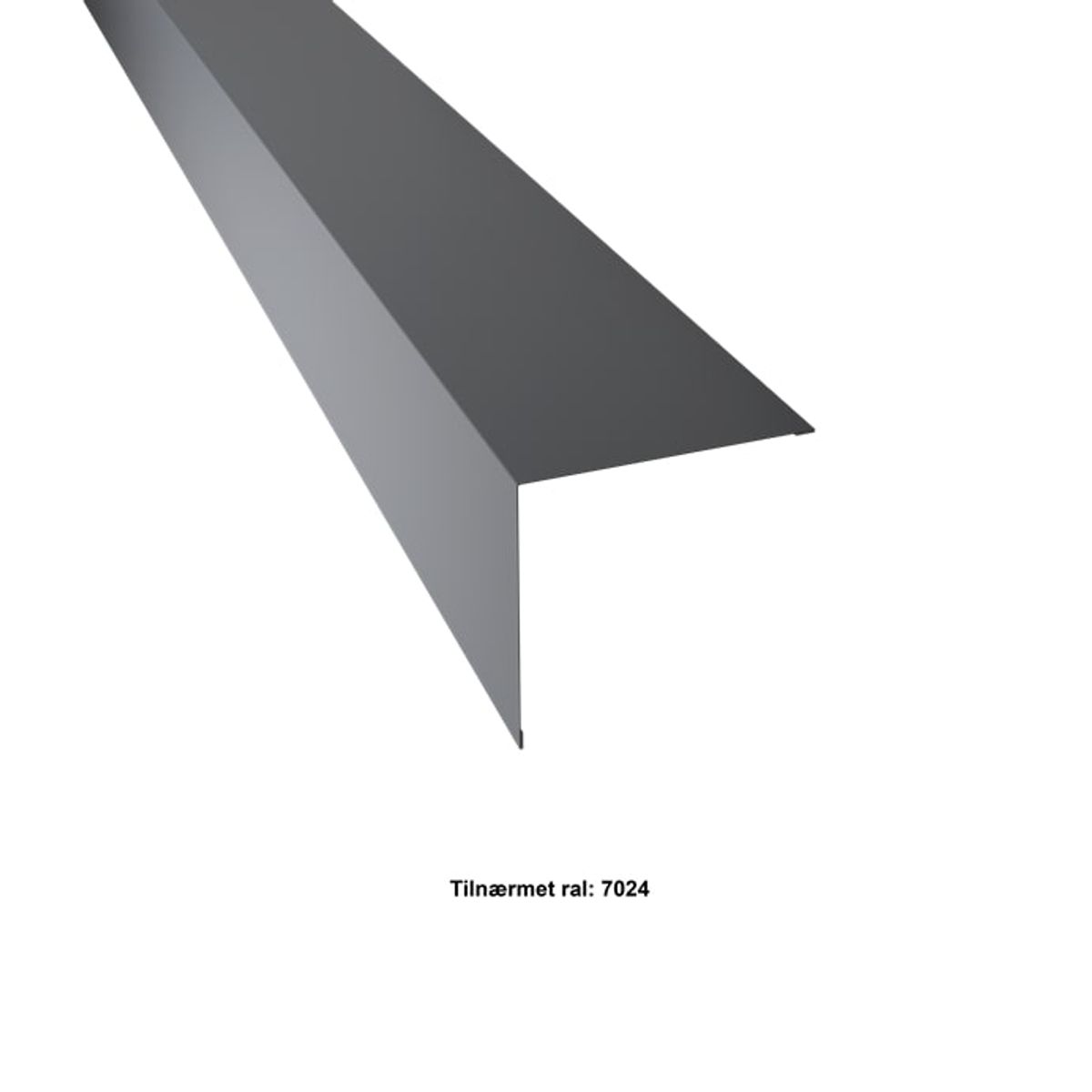 Udvendigt hjørne stor. 120-120x2000 mm. - Koksgrå - 40 års garanti (0,50)