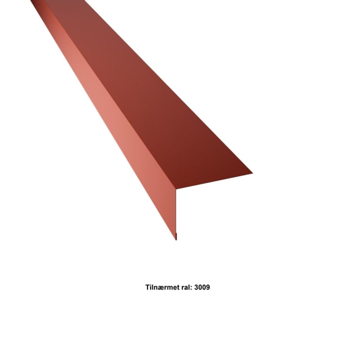 Sideinddækning. 70-100x2000 mm. - Svenskrød - 40 års garanti (0,50)