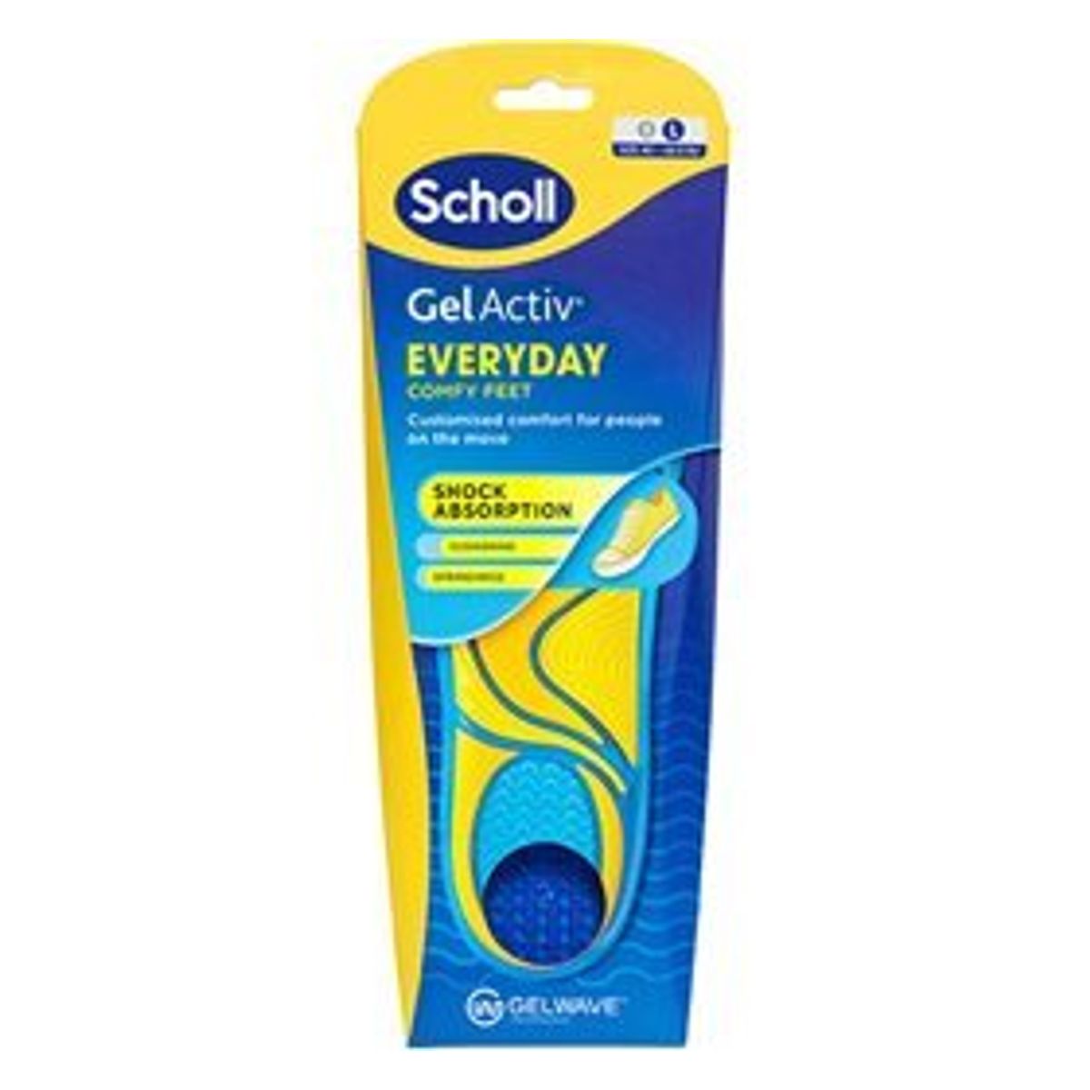 Scholl Gel Activ Insole Everyday (L), 1pk.