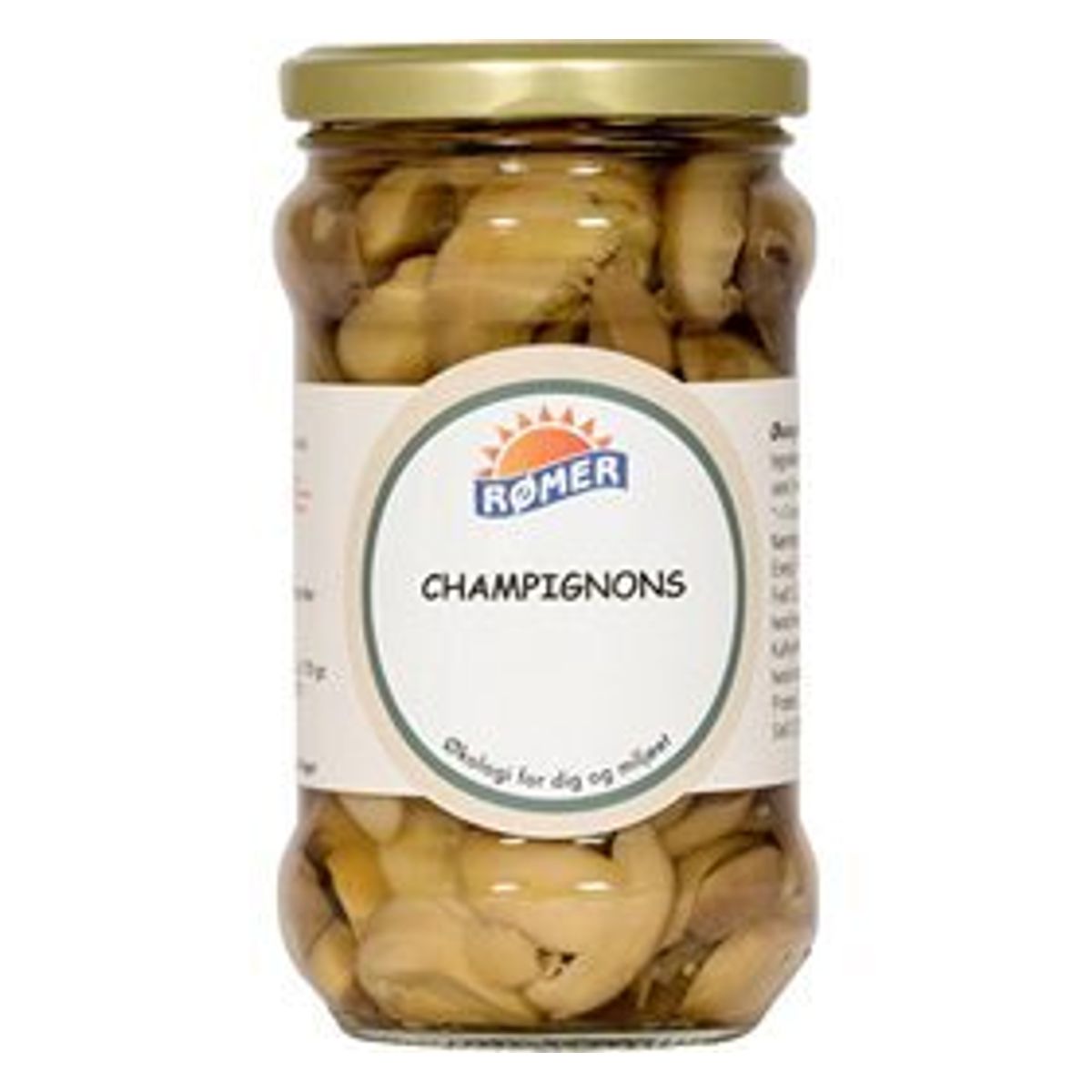 Rømer Champignon i glas Ø, 280g.