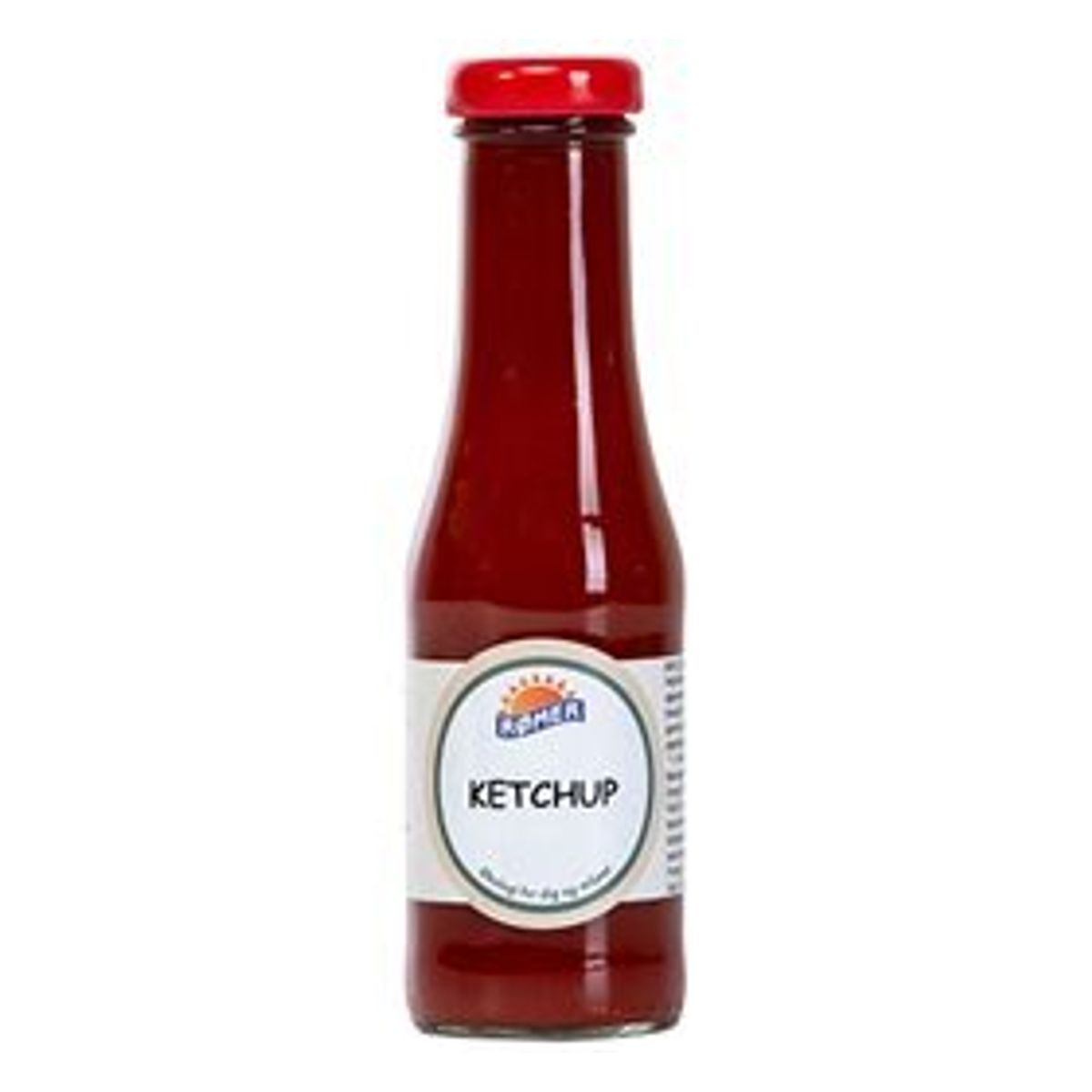 Rømer Ketchup tomat mild Ø, 340g.