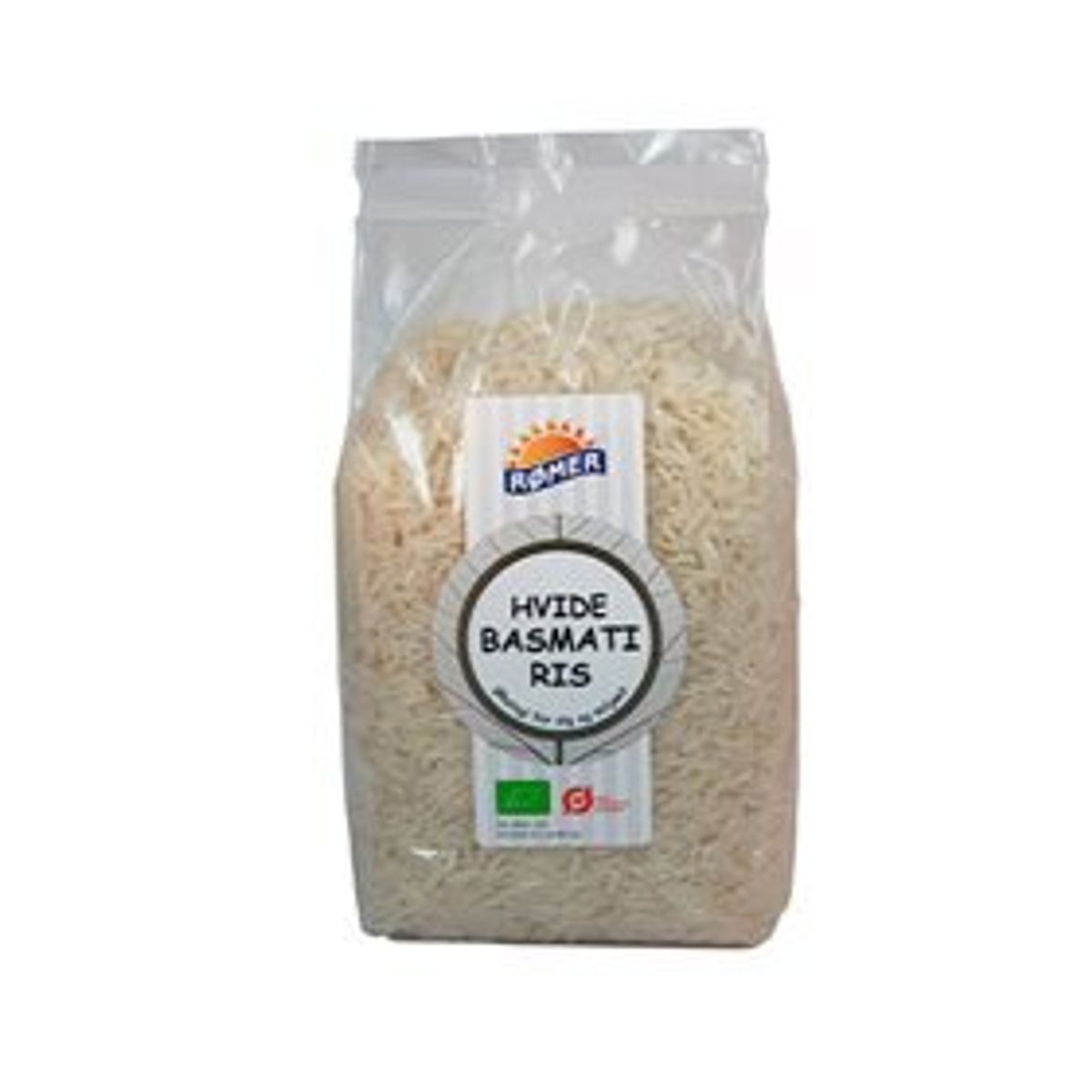 Rømer Ris hvide basmati Ø, 500g.